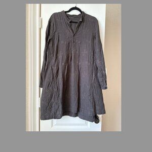 CP Shades Jasmine - Double Cotton Gauze Embroidered Tunic Size Medium